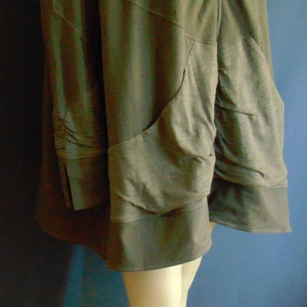 Neon Buddha Olive Green Knit Zipper Jacket 3X - Picture 5 of 8